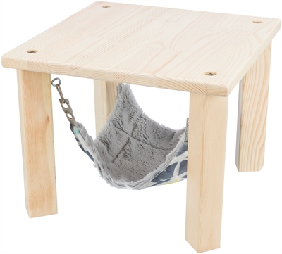Trixie Schuilplaats Met Hangmat Sunny Assorti / Grijs - 28 x 28 x 24 cm