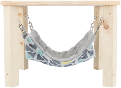 Trixie Schuilplaats Met Hangmat Sunny Assorti / Grijs - 37 x 37 x 29 cm