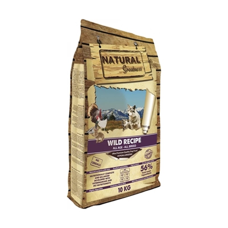HuisdierXL VDM 410773 image derivative v1 Natural Greatness Wild Recipe - 10 kg