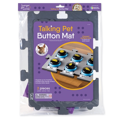 Hunger For Words Talking Pet Button Mat - 47,X34,X2, Cm
