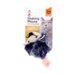 Fofos Shaking Muis Met Geluid Grijs - 12 x 6 x 6 cm