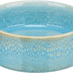 Trixie Voerbak / Drinkbak Keramiek Blauw - 13 x 13 cm 400 ml