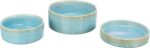 Trixie Voerbak / Drinkbak Keramiek Blauw - 13 x 13 cm 400 ml