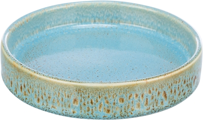 Trixie Voerbak / Drinkbak Keramiek Blauw - 15 x 15 cm 250 ml