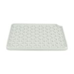 Trixie Lick'N'Snack Mat Siliconen Lichtgrijs - 20 x 20 cm
