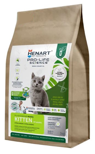 Henart Insect Cat Junior With Hem Eggshell Membrane - 3 kg