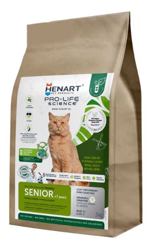 Henart Insect Cat Senior With Hem Eggshell Membrane - 3 kg