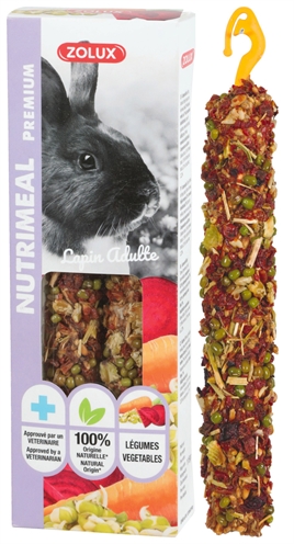 411657.jpg Zolux Nutrimeal Stick Konijn Groenten - 115 g 2 stuks