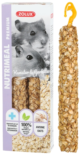 411660.jpg Zolux Nutrimeal Stick Hamster Haver - 110 g 2 stuks