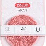 Zolux Anah Borstel Rond Rubber Roze - 7,5 x 7,5 x 3 cm