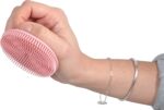 Zolux Anah Borstel Rond Rubber Roze - 7,5 x 7,5 x 3 cm