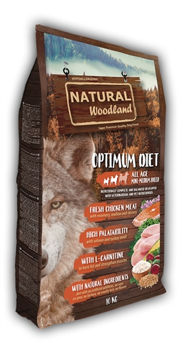Natural Woodland Optimum Mini / Medium Breed Diet - 10 kg
