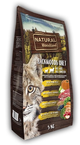 Natural Woodland Cat / Kitten Backwoods Diet - 5 kg
