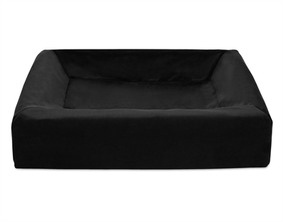 411877.jpg Bia Bed Royal Fluweel Hoes Hondenmand Zwart - Bia-3 70 x 60 x 15 cm