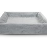 Bia Bed Rib Hoes Hondenmand Grijs - Bia-4 85 x 70 x 15 cm