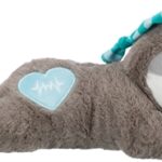 Trixie Pluche Luiaard Grijs Met Heartbeat Voor Puppy - 34 cm
