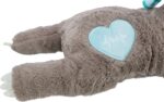 Trixie Pluche Luiaard Grijs Met Heartbeat Voor Puppy - 34 cm