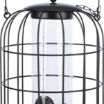 Trixie Voerdispenser Met Gaasbescherming Zwart - 26 x 17 x 17 cm