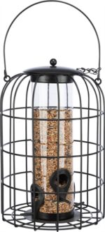 Trixie Voerdispenser Met Gaasbescherming Zwart - 26 x 17 x 17 cm