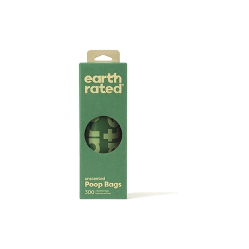 Earth Rated Poepzakjes Geurloos Gerecycled - 300 stuks