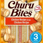 Inaba Churu Bites Cat Chicken Recipe Wraps - 3 x 10 g