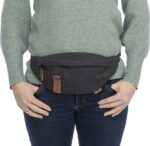 Trixie Be Nordic Heuptas Zwart - 24 x 8 x 11 cm Riem 50-165 cm