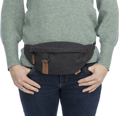 412597.jpg Trixie Be Nordic Heuptas Zwart - 24 x 8 x 11 cm Riem 50-165 cm