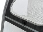 Trixie Hondentas Rugtas Chloe Lichtgrijs / Zwart - 39 x 27 x 43 cm