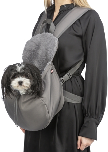 412615.jpg Trixie Hondentas Buikdrager Molly Grijs - 25 x 17 x 38 cm
