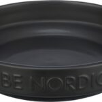 Trixie Be Nordic Voerbak Kat Keramiek / Rubber Zwart - 16 cm