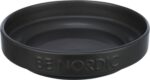 Trixie Be Nordic Voerbak Kat Keramiek / Rubber Zwart - 16 cm