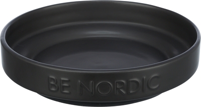 412784.jpg Trixie Be Nordic Voerbak Kat Keramiek / Rubber Zwart - 16 cm
