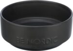 Trixie Be Nordic Voerbak Hond Keramiek / Rubber Zwart - 18 cm