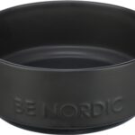 Trixie Be Nordic Voerbak Hond Keramiek / Rubber Zwart - 18 cm