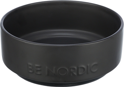 412786.jpg Trixie Be Nordic Voerbak Hond Keramiek / Rubber Zwart - 18 cm