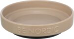 Trixie Be Nordic Voerbak Kat Keramiek / Rubber Taupe - 16 cm