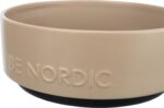Trixie Be Nordic Voerbak Hond Keramiek/ Rubber Taupe - 18 cm