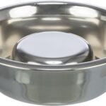 Trixie Voerbak Hond Slow Feeding Rvs - 17 cm