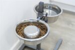 Trixie Voerbak Hond Slow Feeding Rvs - 17 cm