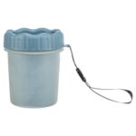 Trixie Pootreiniger Voor De Hond Silicone / Pp Blauw - Small 11 cm