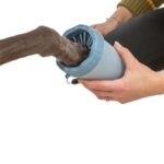 Trixie Pootreiniger Voor De Hond Silicone / Pp Blauw - Small 11 cm