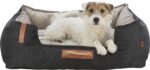 Trixie Be Nordic Hondenmand Fohr Zwart / Zand - 60 x 50 x 22 cm
