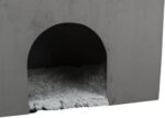 Trixie Hondenmand Huis Harvey Met Trap Grijs / Wit - 154 x 60 x 60 cm