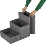 Trixie Hondenmand Huis Harvey Met Trap Grijs / Wit - 154 x 60 x 60 cm