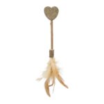 Trixie Matatabi Lolly Hart Catnip Kattenspeelgoed Met Veren - 23 cm
