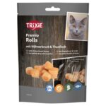 Trixie Premio Kip & Tonijn Rolletjes Voor Katten Glutenvrij - 50 g
