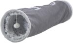 Trixie Katten Speeltunnel Harvey Velours / Pluche Grijs - 116 x 27 cm