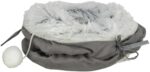 Trixie Katten Speeltunnel Harvey Velours / Pluche Grijs - 116 x 27 cm