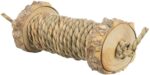 Trixie Speelrol Voor Knaagdieren Met Zeegras Van Hout - 5 x 18 cm