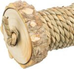 Trixie Speelrol Voor Knaagdieren Met Zeegras Van Hout - 5 x 18 cm